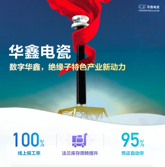 「旗艦標桿」華鑫電瓷：數字華鑫，絕緣子特色產業(yè)新動力